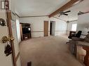Living room with office spot off to the right - 5484 25 Avenue Unit# 123, Vernon, BC 