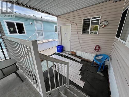 Covered work area behind deck - 5484 25 Avenue Unit# 123, Vernon, BC 