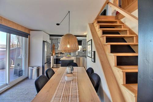 Escalier - 264 Route 170, Sagard, QC - Indoor Photo Showing Dining Room