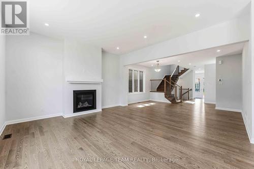 2026 Wanderer Avenue, Ottawa, ON - Indoor Photo Showing Living Room With Fireplace