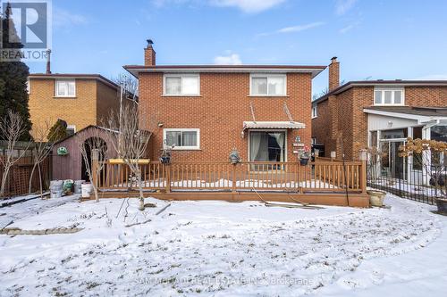 1632 Anworld Court, Mississauga, ON - Outdoor With Deck Patio Veranda With Exterior