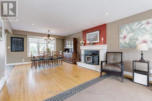 4451 Cosburn Crescent, Burlington, ON - Indoor With Fireplace