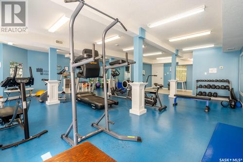 214 5301 Universal Crescent, Regina, SK - Indoor Photo Showing Gym Room