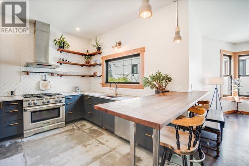 922 Front Street, Nelson, BC - Indoor Photo Showing Kitchen With Double Sink With Upgraded Kitchen