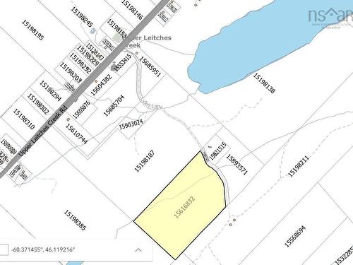 0 No Lyles Lane, Upper Leitches Creek, NS 