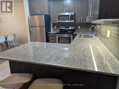 T102 - 62 Balsam Street, Waterloo, ON - Indoor Photo Showing Kitchen With Stainless Steel Kitchen With Double Sink With Upgraded Kitchen