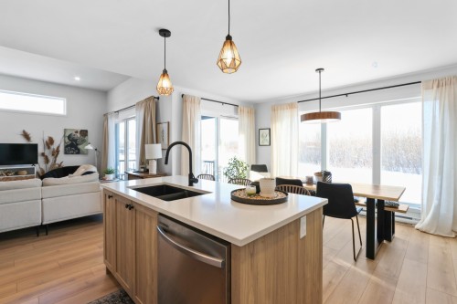 Cuisine - 251 Rue De La Barrière, Salaberry-De-Valleyfield, QC - Indoor Photo Showing Kitchen With Double Sink