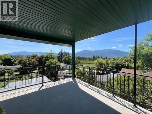 View from Deck off Master Bedroom - 1121 Erickson Road, Creston, BC - Outdoor With View With Exterior