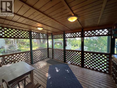 Covered Deck off Kitchen - 1121 Erickson Road, Creston, BC -  With Deck Patio Veranda With Exterior