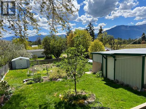 Back Yard - 1121 Erickson Road, Creston, BC - Outdoor With View
