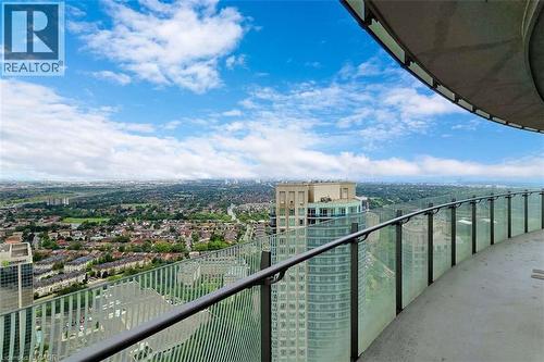 50 Absolute Avenue Unit# 3801, Mississauga, ON - Outdoor With Balcony With View With Exterior