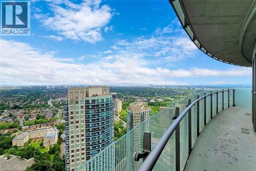 50 Absolute Avenue Unit# 3801, Mississauga, ON - Outdoor With Balcony With View