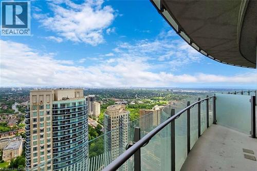 50 Absolute Avenue Unit# 3801, Mississauga, ON - Outdoor With Balcony With View