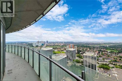 50 Absolute Avenue Unit# 3801, Mississauga, ON - Outdoor With Balcony With View