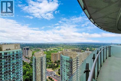 50 Absolute Avenue Unit# 3801, Mississauga, ON - Outdoor With Balcony With View