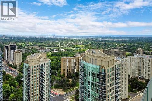 50 Absolute Avenue Unit# 3801, Mississauga, ON - Outdoor With View