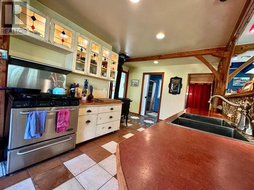 395 Boven Road, Nelson, BC - Indoor Photo Showing Kitchen With Double Sink