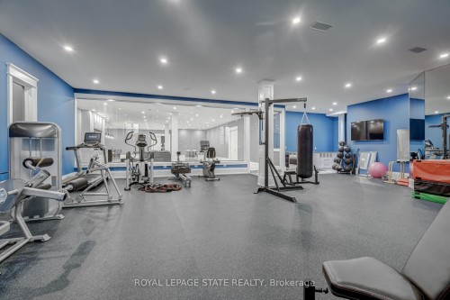 1272 Fiddlers Green Road, Hamilton, ON - Indoor Photo Showing Gym Room