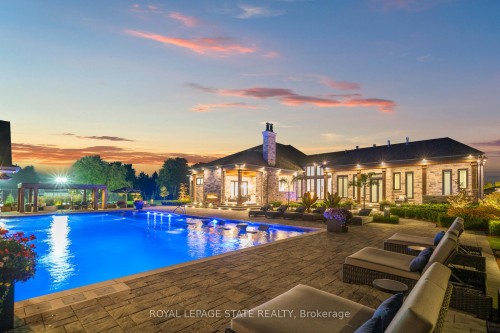 1272 Fiddlers Green Road, Hamilton, ON - Outdoor With In Ground Pool With View