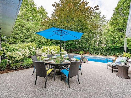 1417 Halifax Place, Burlington, ON - Outdoor With In Ground Pool With Backyard