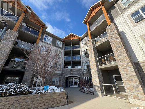 207 1220 Blackfoot Drive, Regina, SK - Outdoor With Balcony With Facade