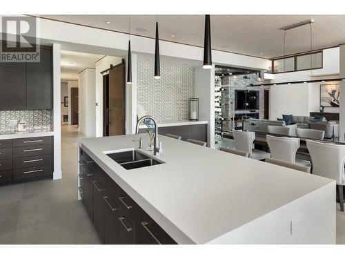 2463 Thacker Drive, West Kelowna, BC - Indoor Photo Showing Kitchen With Double Sink