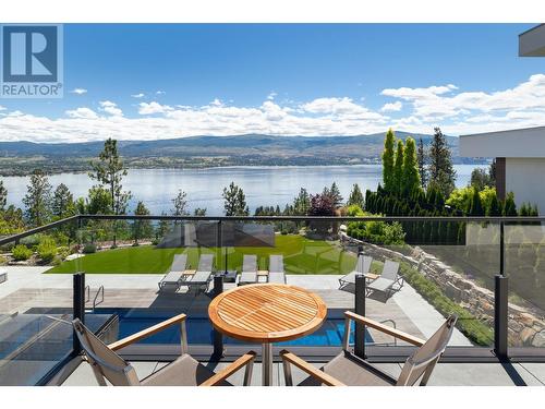 2463 Thacker Drive, West Kelowna, BC - Outdoor With Body Of Water With Deck Patio Veranda With View