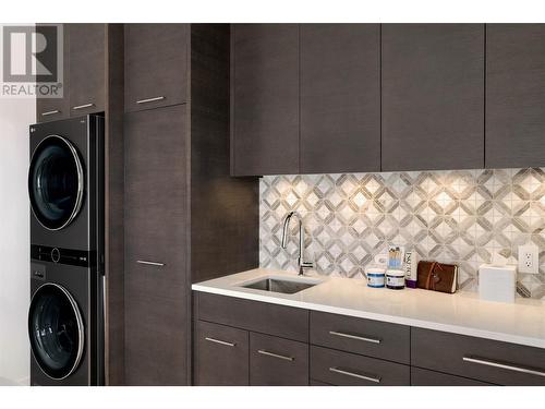 Upper level laundry - 2463 Thacker Drive, West Kelowna, BC - Indoor Photo Showing Laundry Room