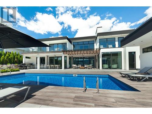 2463 Thacker Drive, West Kelowna, BC - Outdoor With In Ground Pool With Deck Patio Veranda