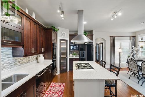 1603A 9Th Avenue N, Saskatoon, SK - Indoor Photo Showing Kitchen With Double Sink With Upgraded Kitchen