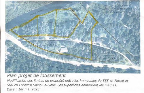 Plan (croquis) - 566 Ch. Forest, Saint-Sauveur, QC - Other