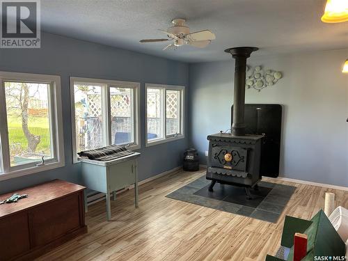 127 3Rd Avenue, Young, SK - Indoor With Fireplace