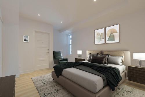 Primary bedroom - 7137 Av. Querbes, Montréal (Villeray/Saint-Michel/Parc-Extension), QC - Indoor Photo Showing Bedroom