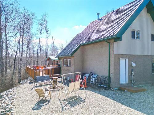 67 Hilltop Crescent, Onanole, MB - Outdoor With Deck Patio Veranda With Exterior