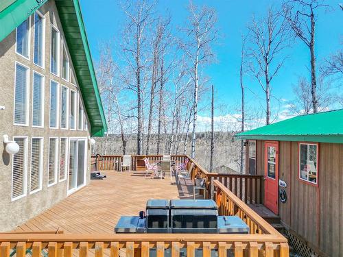 67 Hilltop Crescent, Onanole, MB - Outdoor With Deck Patio Veranda