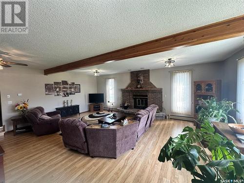 Sieben Acreage, Hudson Bay Rm No. 394, SK - Indoor Photo Showing Living Room With Fireplace