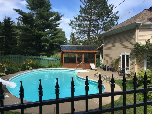 Piscine - 8829 Route 117 S., Rivière-Rouge, QC - Outdoor With In Ground Pool