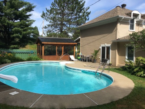Piscine - 8829 Route 117 S., Rivière-Rouge, QC - Outdoor With In Ground Pool