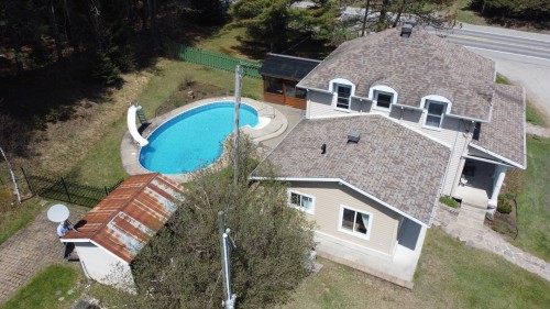 Photo aérienne - 8829 Route 117 S., Rivière-Rouge, QC - Outdoor With In Ground Pool