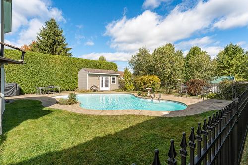 Piscine - 339 Rue Rivard, Magog, QC - Outdoor With In Ground Pool With Backyard