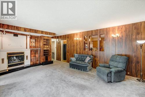 275 2Nd Avenue, Rivervale, BC - Indoor Photo Showing Living Room With Fireplace