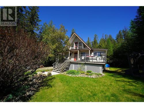 425 Alexander Road, Procter, BC - Outdoor With Deck Patio Veranda