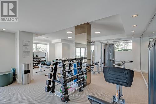 605 - 2190 Lakeshore Road, Burlington, ON - Indoor Photo Showing Gym Room