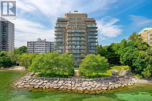 605 - 2190 Lakeshore Road, Burlington, ON - Outdoor With Body Of Water With Facade