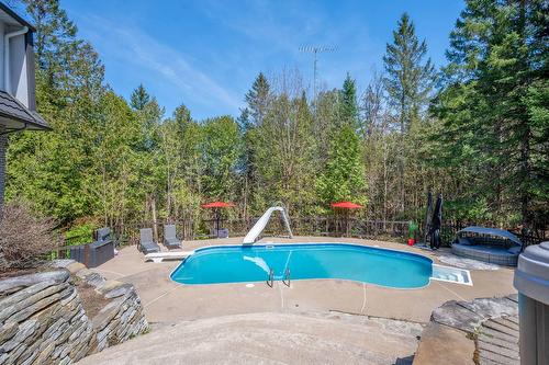 Cour - 153 Route 323, Brébeuf, QC - Outdoor With In Ground Pool With Backyard