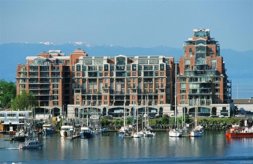 821-21 Dallas Rd, Victoria, BC - Outdoor With Body Of Water With Facade