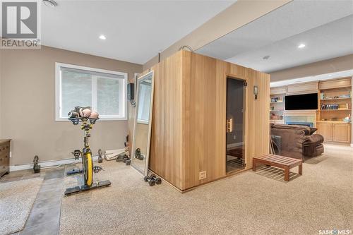 Estates Drive, Elk Ridge, SK - Indoor Photo Showing Gym Room