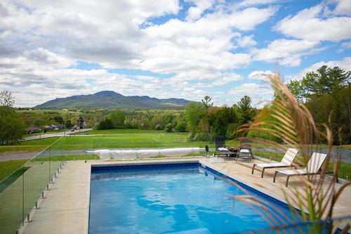 Pool - 40 Rue Valiquette, Magog, QC - Outdoor With In Ground Pool With View