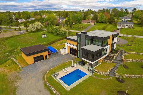Extérieur - 40 Rue Valiquette, Magog, QC - Outdoor With In Ground Pool With View