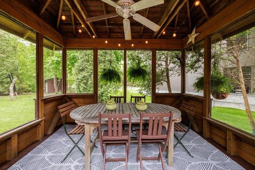 Cour - 306 Rue Victoria, Baie-D'Urfé, QC - Outdoor With Deck Patio Veranda With Exterior